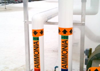 Pipe Marking for Anhydrous Ammonia