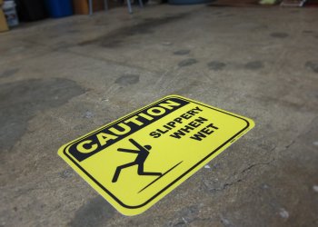 Warning Signs for the Warehouse Floor